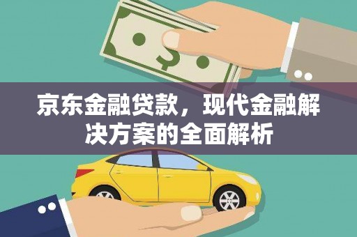 囊谦京东金融贷款，现代金融解决方案的全面解析
