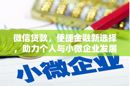 囊谦微信贷款，便捷金融新选择，助力个人与小微企业发展