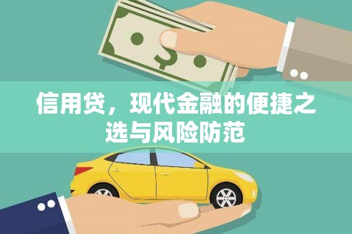 囊谦信用贷，现代金融的便捷之选与风险防范