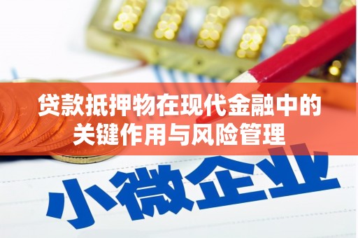 囊谦贷款抵押物在现代金融中的关键作用与风险管理