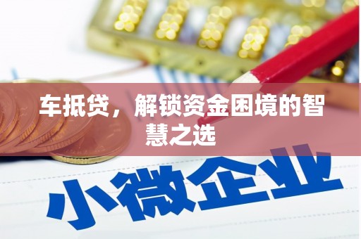 囊谦车抵贷，解锁资金困境的智慧之选