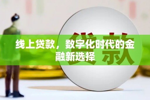 囊谦线上贷款，数字化时代的金融新选择