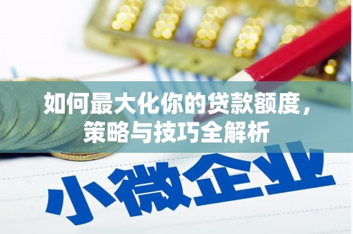 囊谦如何最大化你的贷款额度，策略与技巧全解析